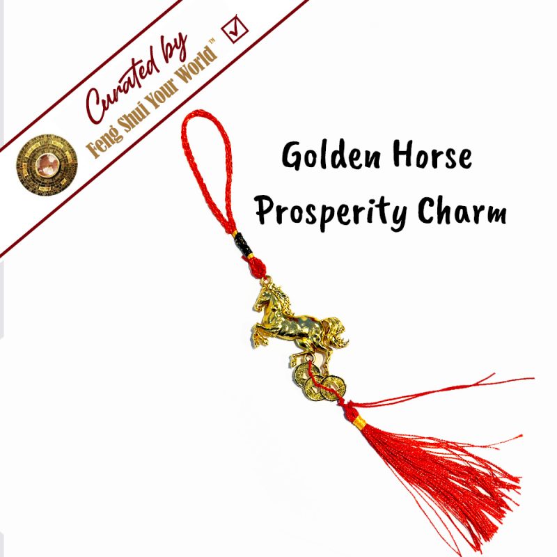 Golden Horse Prosperity Charm